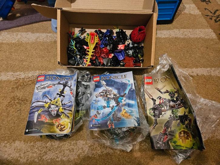 Lego Bionicle 3 sets + allerlei, Kinderen en Baby's, Speelgoed | Duplo en Lego, Gebruikt, Lego, Ophalen of Verzenden