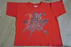 Spiderman T-shirt rood korte mouw maat 122-128 7-8 jaar, Jongen, Gebruikt, Ophalen of Verzenden, Shirt of Longsleeve