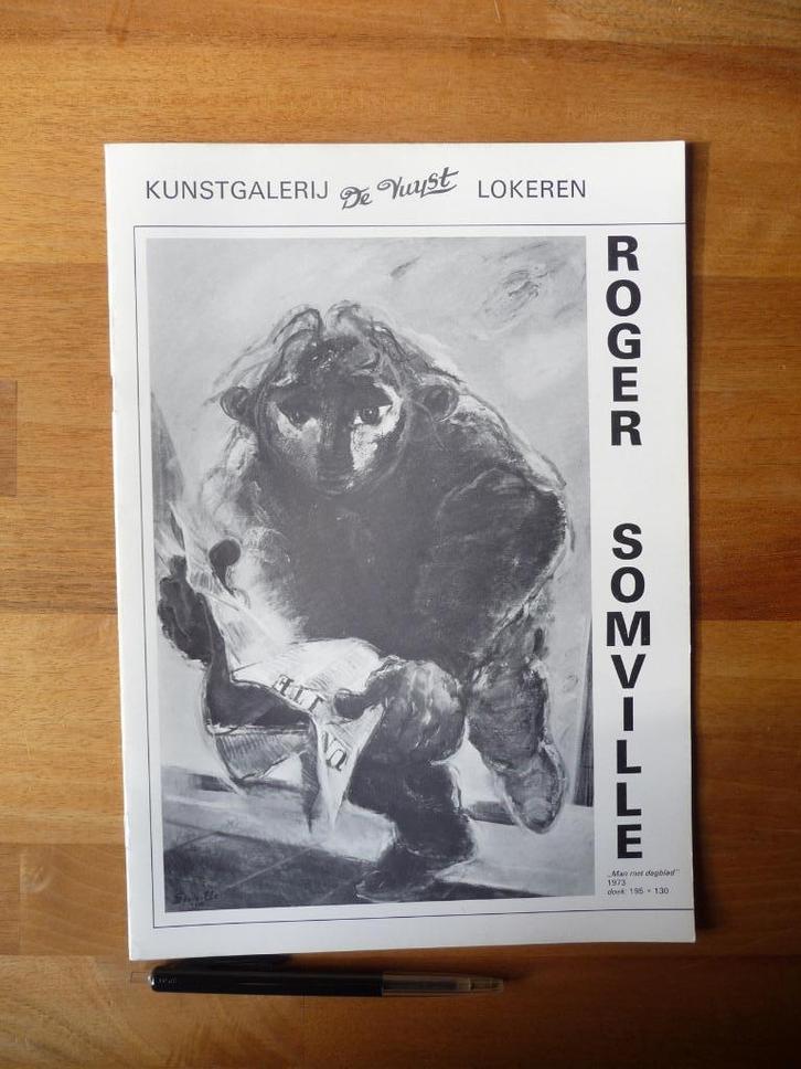 ROGER SOMVILLE - KUNSTCATALOGUS, Boeken, Kunst en Cultuur | Beeldend, Zo goed als nieuw, Schilder- en Tekenkunst, Ophalen of Verzenden