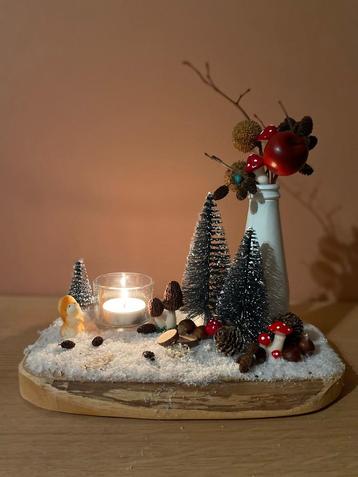 Handgemaakt kerststukje beschikbaar voor biedingen