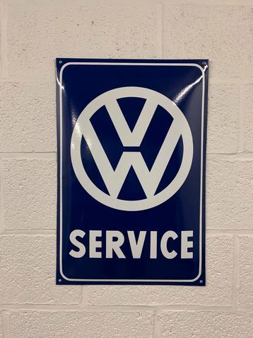 Plaque émaillée vw, Enlèvement, Comme neuf
