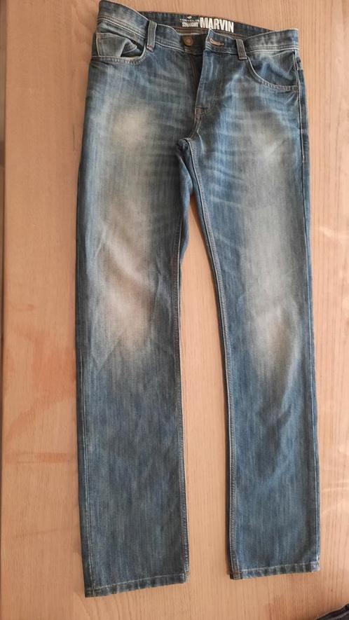 Blauwe en khaki katoenen broeken WE -  Tom Taylor mt 32/34, Kleding | Heren, Spijkerbroeken en Jeans, Zo goed als nieuw, Ophalen of Verzenden