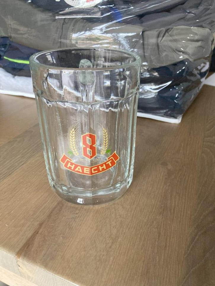 HAECHT 8 50 Cl bierpul, Verzamelen, Biermerken, Zo goed als nieuw, Pul(len), Ophalen of Verzenden