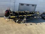 boot met trailer, 6 meter of meer, Benzine, Buitenboordmotor, 200 pk of meer