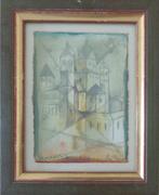 RENE CARCAN / MARIALAECK / KLEURETS + RELIEF / 26x21cm / KAD, Ophalen of Verzenden