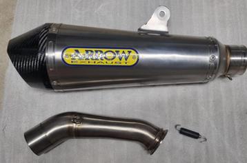 Arrow slip on met non catalized mi-pipe ktm duke / RC beschikbaar voor biedingen