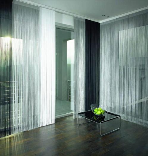 Nieuw DECORATIEF SPAGHETTI GORDIJN ZWART 2M OP 1M Zwart of W, Muziek en Instrumenten, Licht en Laser, Nieuw, Licht, Geluidgestuurd