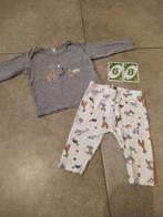 Cadeauset: Pyjama + 2 rompertjes - Maat 68, Kinderen en Baby's, Babykleding | Maat 68, Ophalen of Verzenden, Geen merk, Jongetje of Meisje