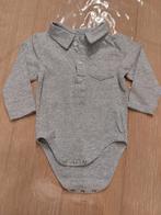 Polo body Noukie's - jongen - grijs - maat 68, Kinderen en Baby's, Babykleding | Maat 68, Nieuw, Noukie's, Shirtje of Longsleeve