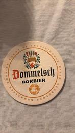 Oude bierviltje dommelsch bokbier, Verzamelen, Biermerken, Ophalen of Verzenden, Gebruikt, Dommelsch