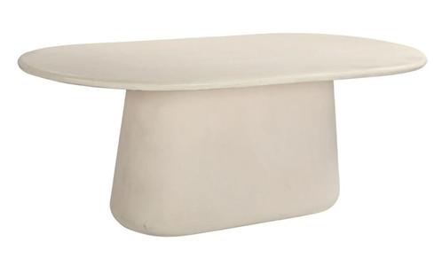 Mortex beige tafel 240 cm, Huis en Inrichting, Tafels | Eettafels, Zo goed als nieuw, 150 tot 200 cm, 200 cm of meer, Vijf personen of meer