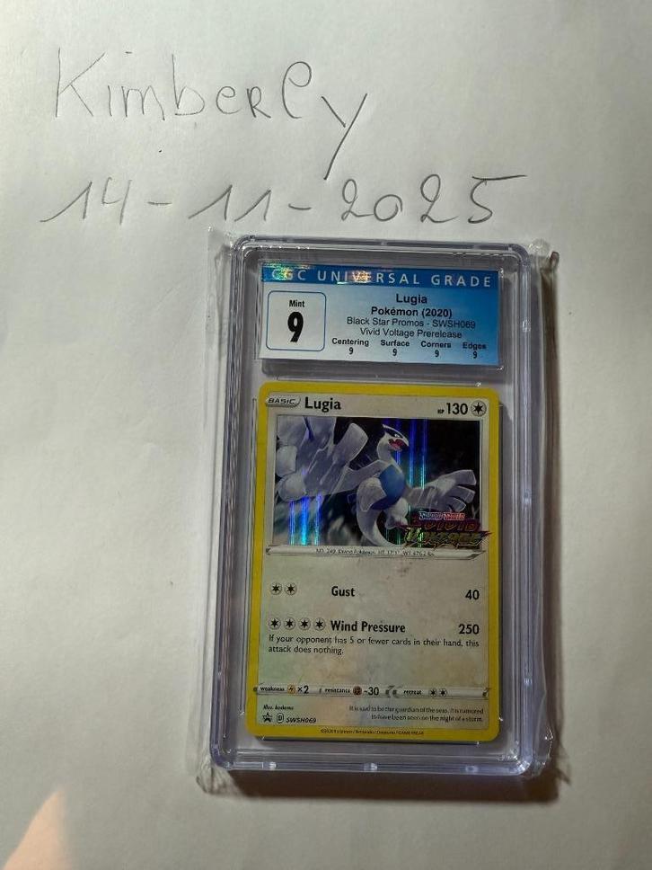 Pokémon Vivid Voltage pre release Lugia graded card, Hobby en Vrije tijd, Verzamelkaartspellen | Pokémon, Zo goed als nieuw, Losse kaart