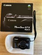 Canon g7x mark ii, Audio, Tv en Foto, Fotocamera's Digitaal, Ophalen of Verzenden, Zo goed als nieuw, Canon