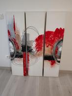 Modern drieluik op canvas, Ophalen