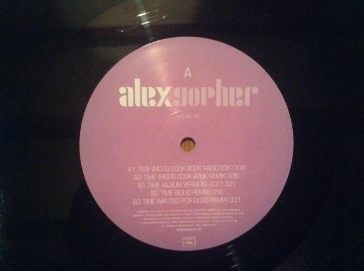 LP Alex Gopher “Time 12” ”, Cd's en Dvd's, Vinyl | Dance en House, Gebruikt, Dance Populair, 12 inch, Ophalen of Verzenden