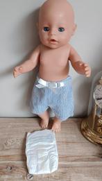 Broek met pamper voor baby Born pop 43 cm, zonder pop, Ophalen of Verzenden, Zo goed als nieuw