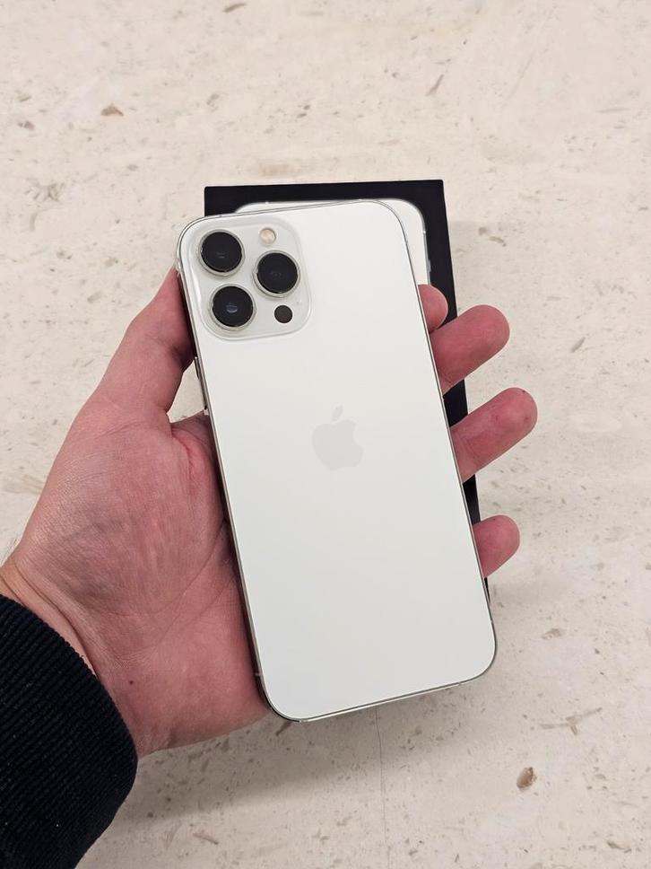 IPHONE 13 PRO MAX 5G 1TB SILVER, Telecommunicatie, Mobiele telefoons | Apple iPhone, Zo goed als nieuw, iPhone 13, Zilver, Ophalen