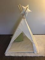 tipi speeltent wit-beige, Kinderen en Baby's, Ophalen, Zo goed als nieuw