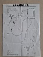 DESIGN HANGLAMP PRANDINA, Maison & Meubles, Lampes | Suspensions, Enlèvement, Utilisé, Verre