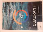 Livre 4e QUADRANT math 2 periode, Ophalen of Verzenden, Zo goed als nieuw