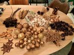 Lot Kerstboomdecoratie goud-brons, Ophalen