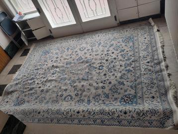 tapijt 250×300 cm – crème/blauw beschikbaar voor biedingen