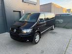 VW TRANSPORTER T5 DUBBEL CABINE AUTOMAAT 5PLAATS AIRCO NAVI, Stof, 4 cilinders, Volkswagen, Zwart