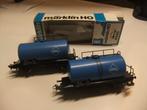 Märklin h0– 2 wagons Citerne ARAL (Ref. 4440), Analogique, Enlèvement ou Envoi, Courant alternatif, Wagon