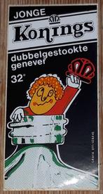 Vintage sticker Konings Genever retro autocollant, Collections, Comme neuf, Enlèvement ou Envoi, Marque