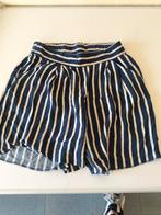Donkerblauw met wit gestreept shortje, Kort, Blauw, Gedragen, Ophalen