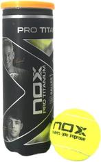 Nox Lot de 3 balles de Padel Pro Titanium GRATIS LEVERING, Sports & Fitness, Tennis, Envoi, Neuf, Balles, Autres marques