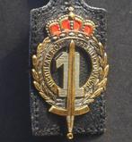 Breloque infanterie belge 1er de ligne (1951 à 1956), Collections, Emblème ou Badge, Armée de terre, Envoi