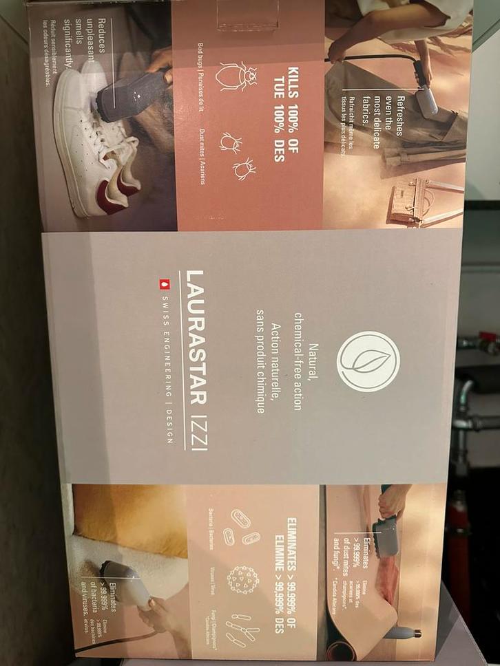 Laurastar IZZI stoomreiniger – amper gebruikt – als nieuw, Electroménager, Fers à repasser & Planches à repasser, Comme neuf, Enlèvement