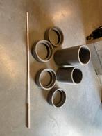 4 koppelstukken en 2 rechte stukken; 21cm buitendiameter, Ophalen