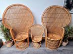 Set van 3 vintage rotan Emmanuelle stoelen, Ophalen