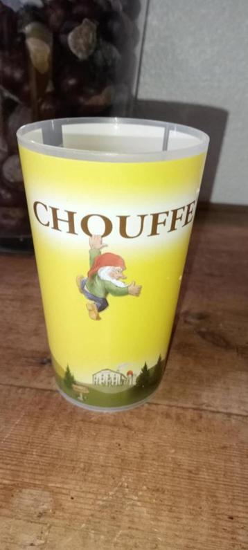 Herbruikbare plastic beker voor brouwerijbier Chouffe beschikbaar voor biedingen