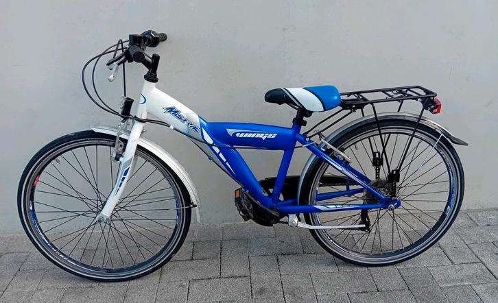 Jongensfiets - kinderfiets Mistral Wings 22inch 6speed 🚴‍♂️, Fietsen en Brommers, Fietsen | Jongens, Gebruikt, 22 inch, Handrem