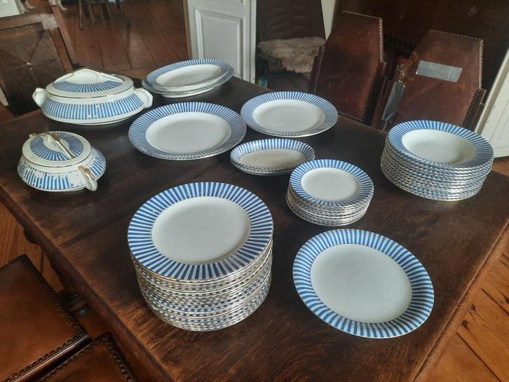 Nimy Imperial Royal vintage servies — 50 stuks, Antiek en Kunst, Antiek | Porselein, Ophalen