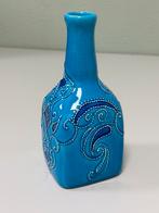 Vase à fleurs vintage - bleu fleur d'environ 20 cm de haut, Enlèvement ou Envoi