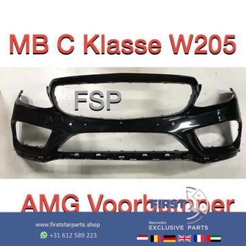 W205 AMG Voorbumper Mercedes C Klasse 2014-2018 C205 C43 AMG disponible aux enchères