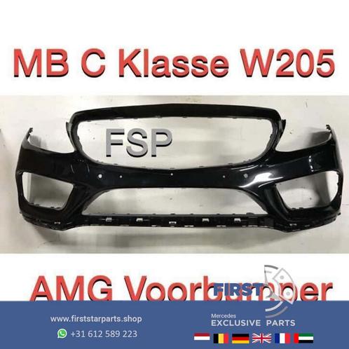 W205 AMG Voorbumper Mercedes C Klasse 2014-2018 C205 C43 AMG, Autos : Pièces & Accessoires, Carrosserie & Tôlerie, Pare-chocs