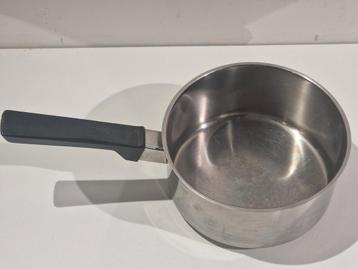 Demeyere silvinox , sauskom , inhoud 1,5 liter , steelkom, Enlèvement ou Envoi, Comme neuf, Inox