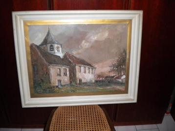 Aquarel achter glas. beschikbaar voor biedingen