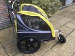 Duo kinderkar, Fietsen en Brommers, Fietsaccessoires | Aanhangwagens en Karren, 20 tot 40 kg, Vering, Ophalen of Verzenden, Kinderkar