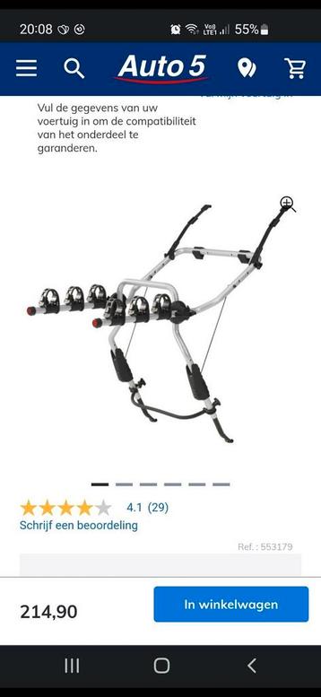 Porte vélo Thule, Enlèvement ou Envoi, Comme neuf