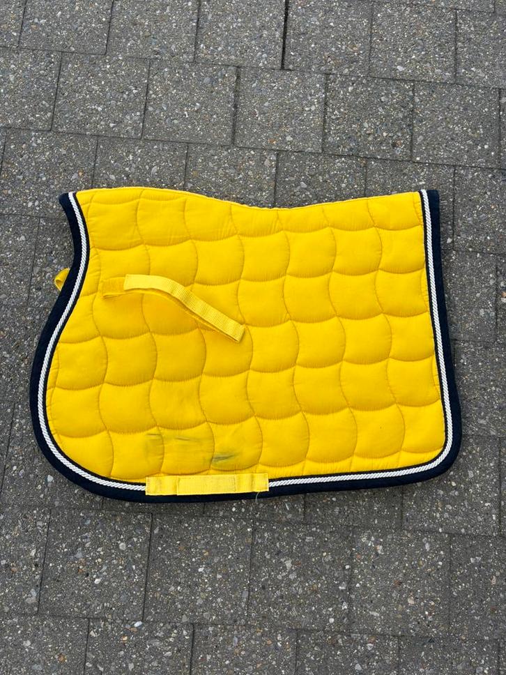 Geel lamicell dekje, Dieren en Toebehoren, Paarden en Pony's | Dekens en Dekjes, Gebruikt, Dekje, Ophalen