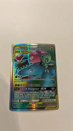 Pokemon card Celebi & Venusaur GX, Hobby en Vrije tijd, Verzenden, Zo goed als nieuw