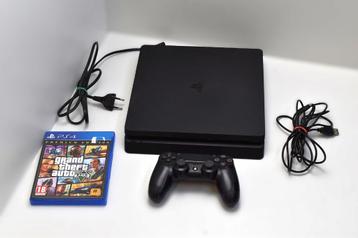 PS4 Slim 500GB + Controller en Game GTA V beschikbaar voor biedingen