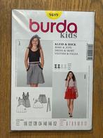 Burda kids patroon 9498 kleed en rok maat 116 tot 152 Nieuw, Overige typen, Kind, Nieuw, Burda