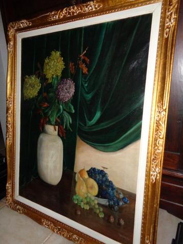 *Prachtige grote gesigneerde & gedateerde (1945) schilderij beschikbaar voor biedingen